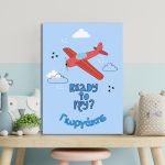 Canvas print birthday, Ready to fly?