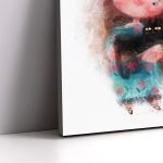 Kids canvas print With my cat