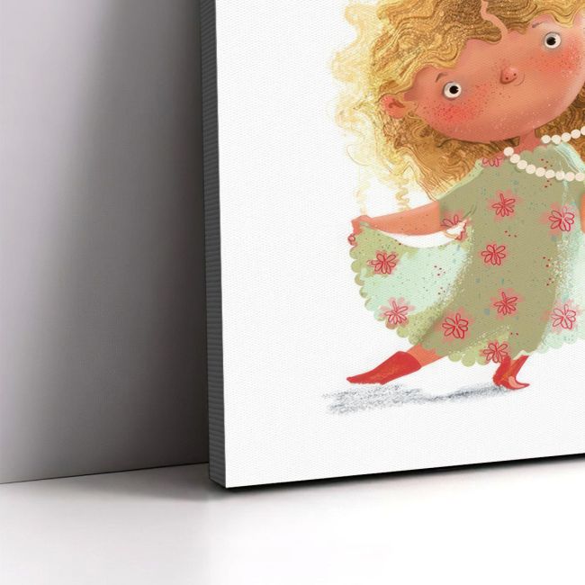 Kids canvas print Blonde princess