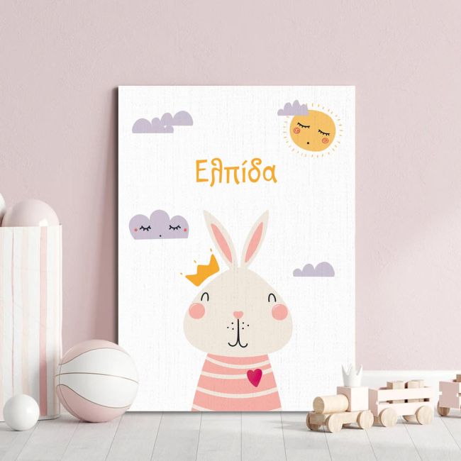 Kids canvas print Rabbit