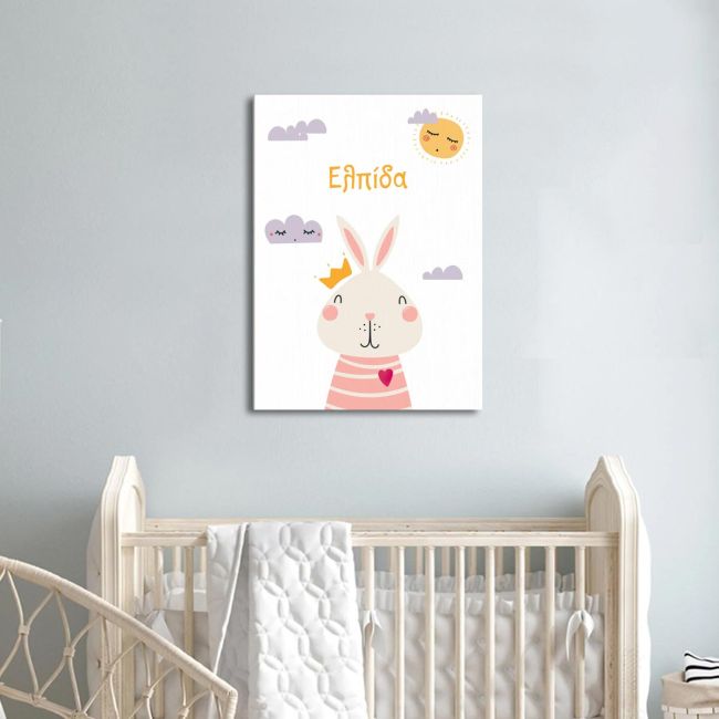 Kids canvas print Rabbit