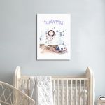 Canvas print birthday Spacewalk