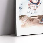 Canvas print birthday Spacewalk