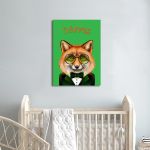 Canvas print birthday Mr. Fox