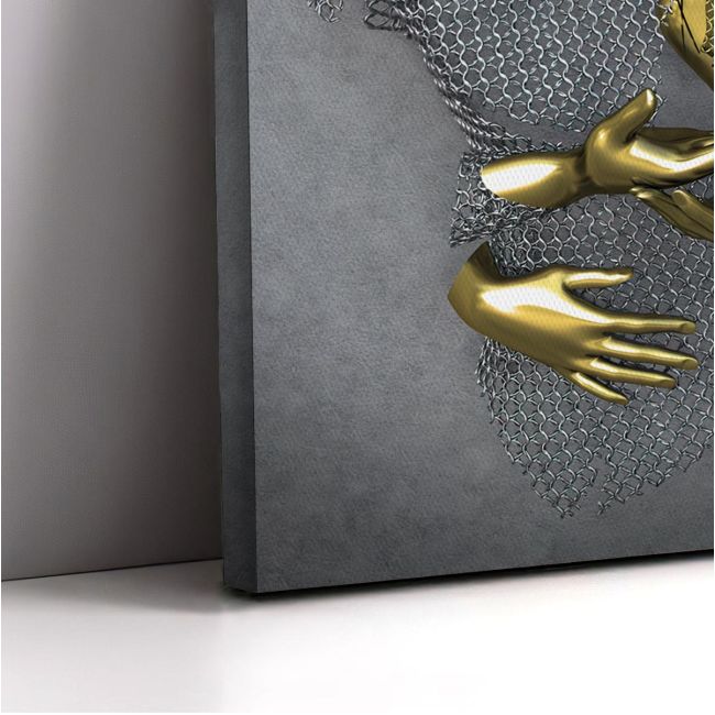 Canvas print Love in contrast