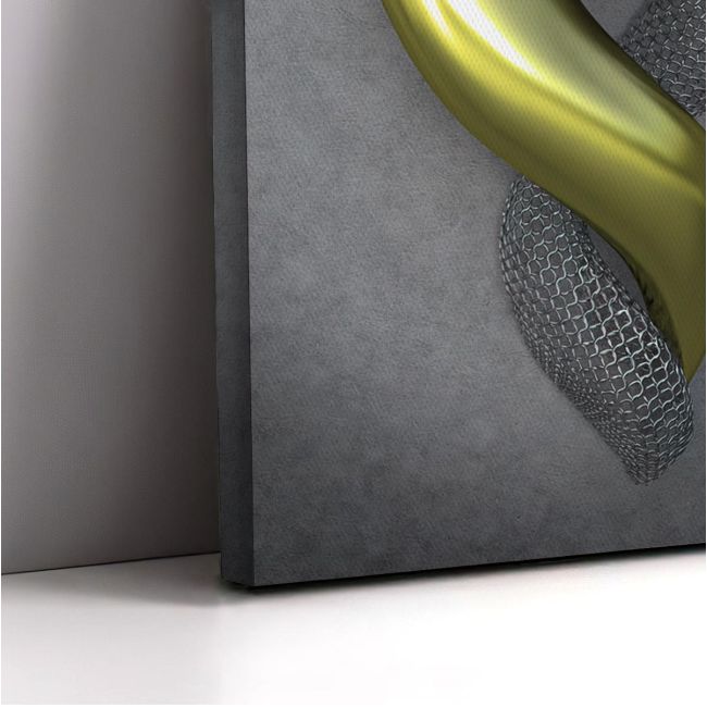 Canvas print The kiss in contrast