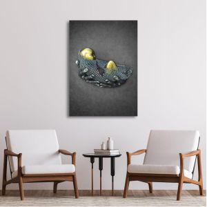 Canvas print Baby in gold 2