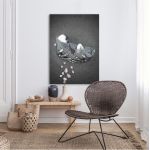 Canvas print Baby in gold