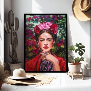 Flowered Frida I, αφίσα, κάδρο