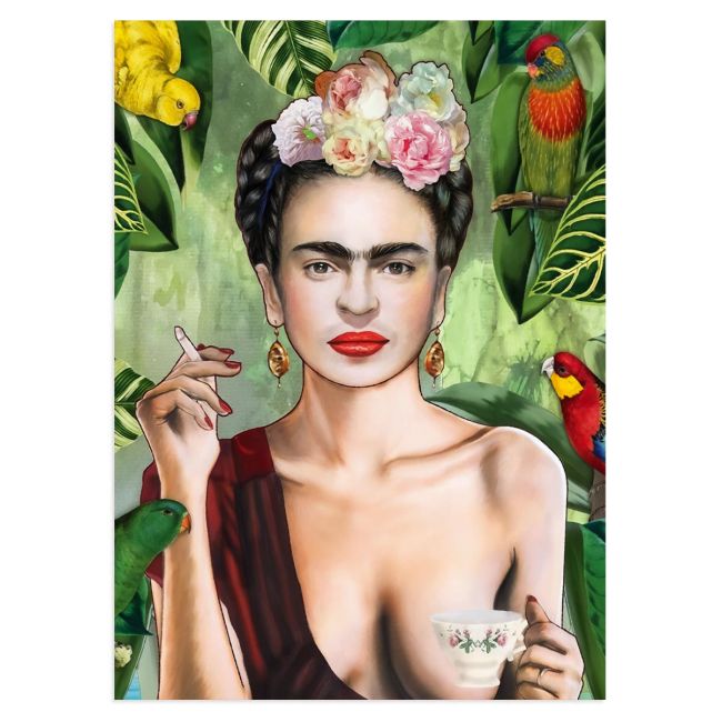 Frida collage, αφίσα, κάδρο
