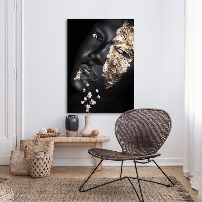 Canvas print Golden mask II