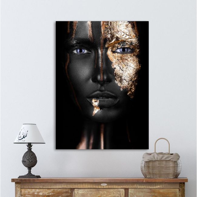 Canvas print Golden mask III