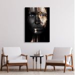 Canvas print Golden mask III