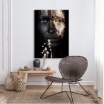 Canvas print Golden mask III
