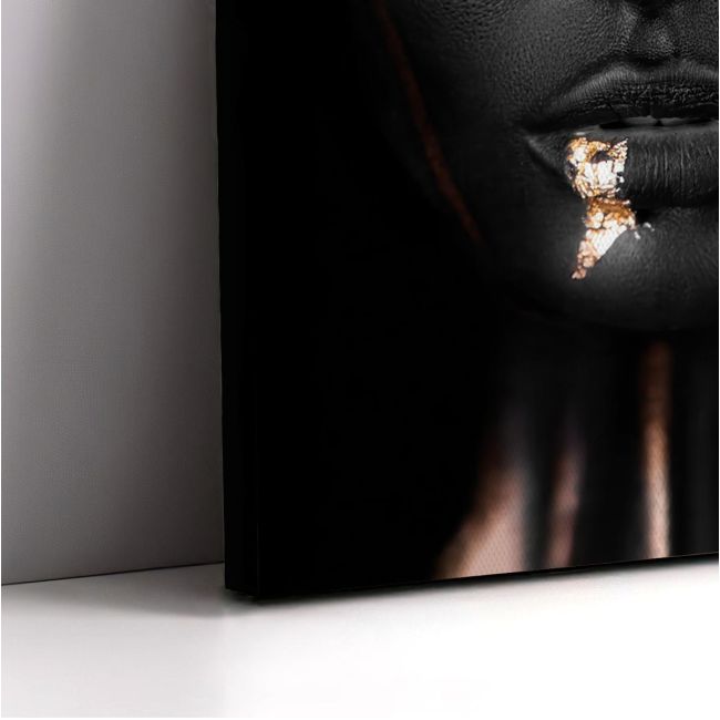 Πίνακας σε καμβά Golden mask III