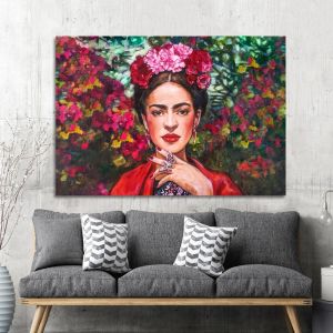 Canvas print, Flowered Frida