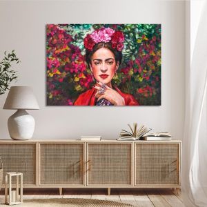 Canvas print, Flowered Frida 2