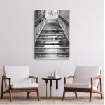 Canvas print Old marble stair