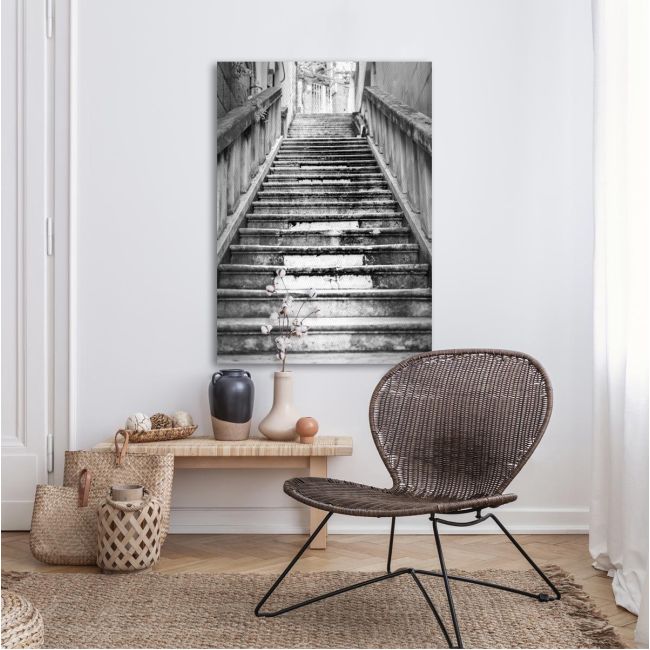 Πίνακας σε καμβά Old marble stair