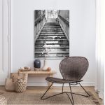 Πίνακας σε καμβά Old marble stair