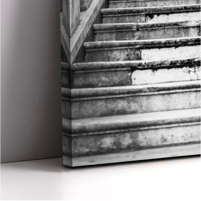 Πίνακας σε καμβά Old marble stair