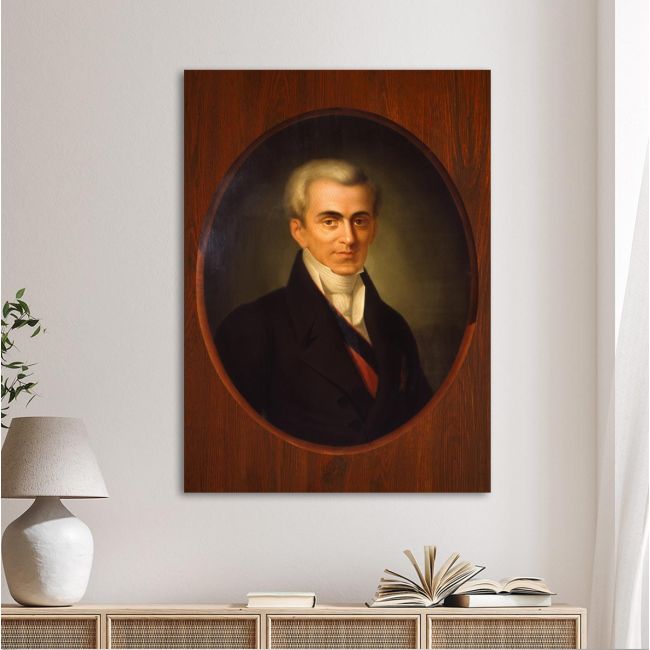 Πίνακας ζωγραφικής Κνωσσός, τοιχογραφία Πομπή