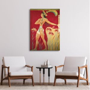 Canvas print Knossos fresco 2