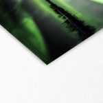 Canvas print square Polar lights