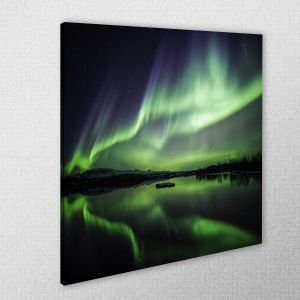 Canvas print square Polar lights 2
