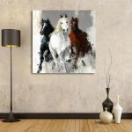 Canvas print Galloping horses