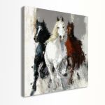 Canvas print Galloping horses