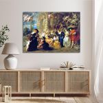 Canvas print The garden of love, Rubens P. P.