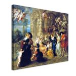 Canvas print The garden of love, Rubens P. P.