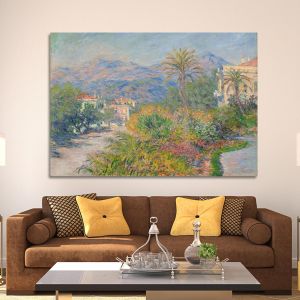 Πίνακας ζωγραφικής Strada romana in Bordighera, Monet