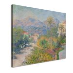 Πίνακας ζωγραφικής Strada romana in Bordighera, Monet