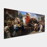 Πίνακας σε καμβά Death of Virginia, Guillon Lethiere, πανοραμικός