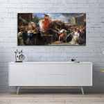 Canvas print Death of Virginia, Guillon Lethiere panoramic
