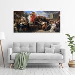 Canvas print Death of Virginia, Guillon Lethiere panoramic