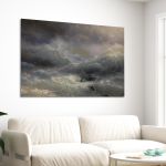 Canvas print The wave, Aivazovsky I.