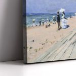 Πίνακας ζωγραφικής The beach at Trouville, Monet