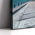 Canvas print lighthouse, love is the way,3 panels