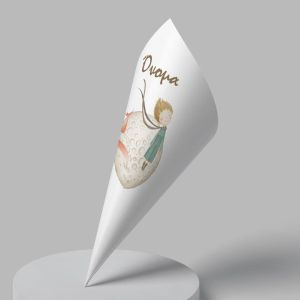 Paper candy cones,Elegant painted animals