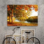 Canvas print Beautiful autumn painting