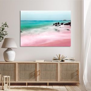 Canvas print Pink beach 2