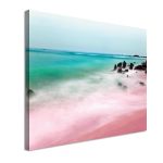 Πίνακας σε καμβά Pink beach