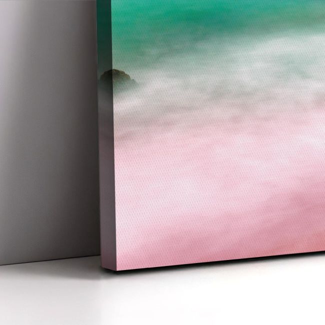 Canvas print Pink beach