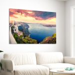 Πίνακας σε καμβά Santorini beautiful colours