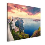 Πίνακας σε καμβά Santorini beautiful colours