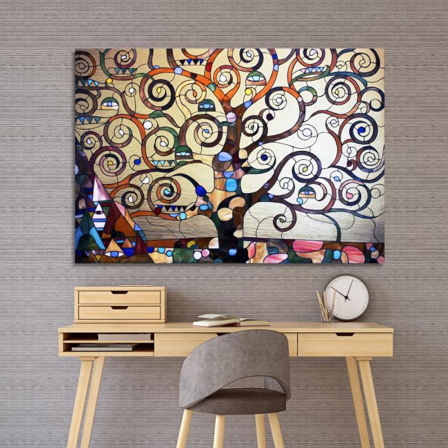 Canvas print Tree of life, vitro style