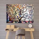 Canvas print Tree of life, vitro style
